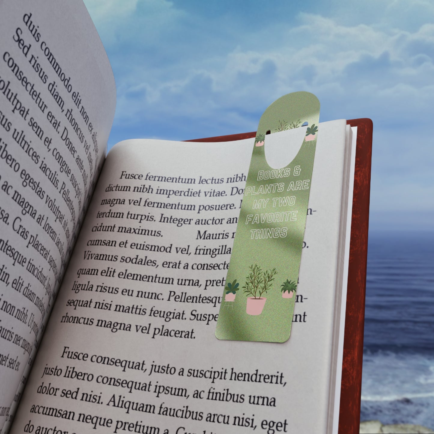 Books and Plants Bookmark