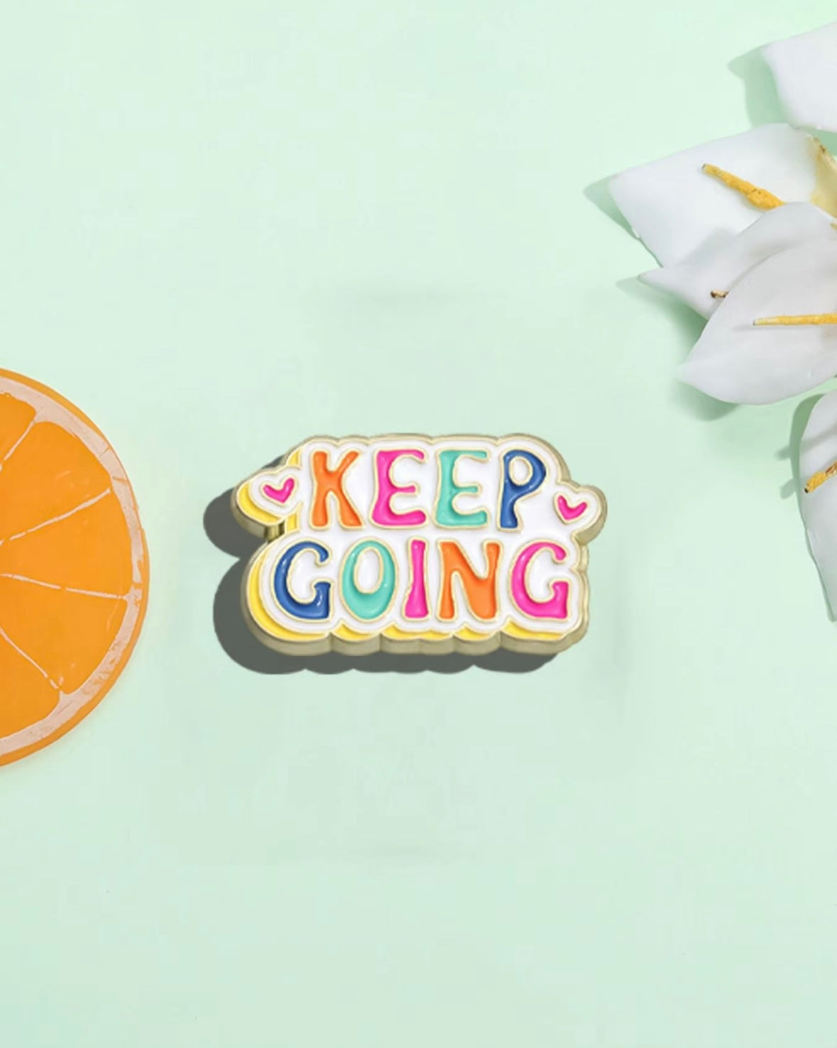 Keep Going Pin