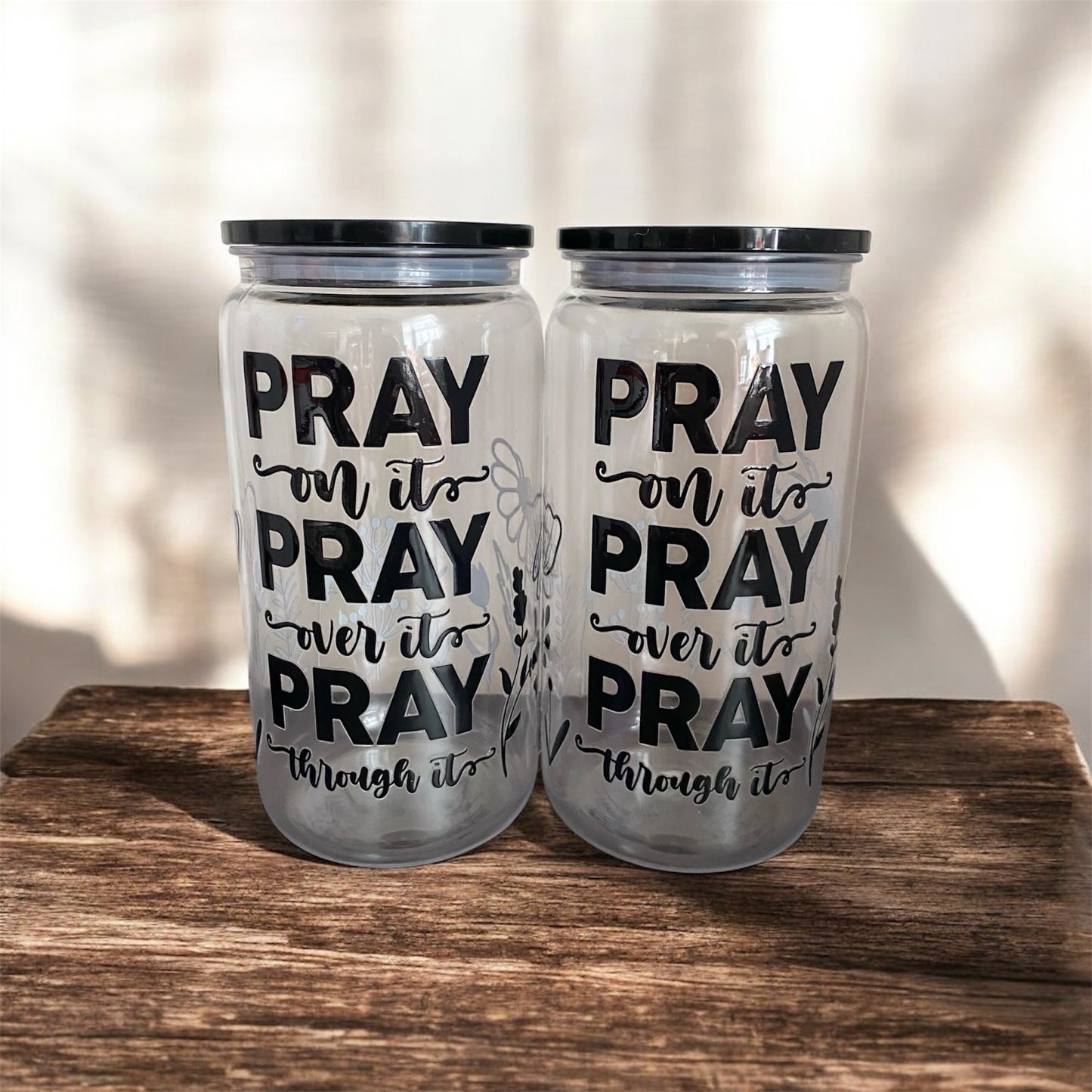 Pray Pray Pray Acrylic Tumbler