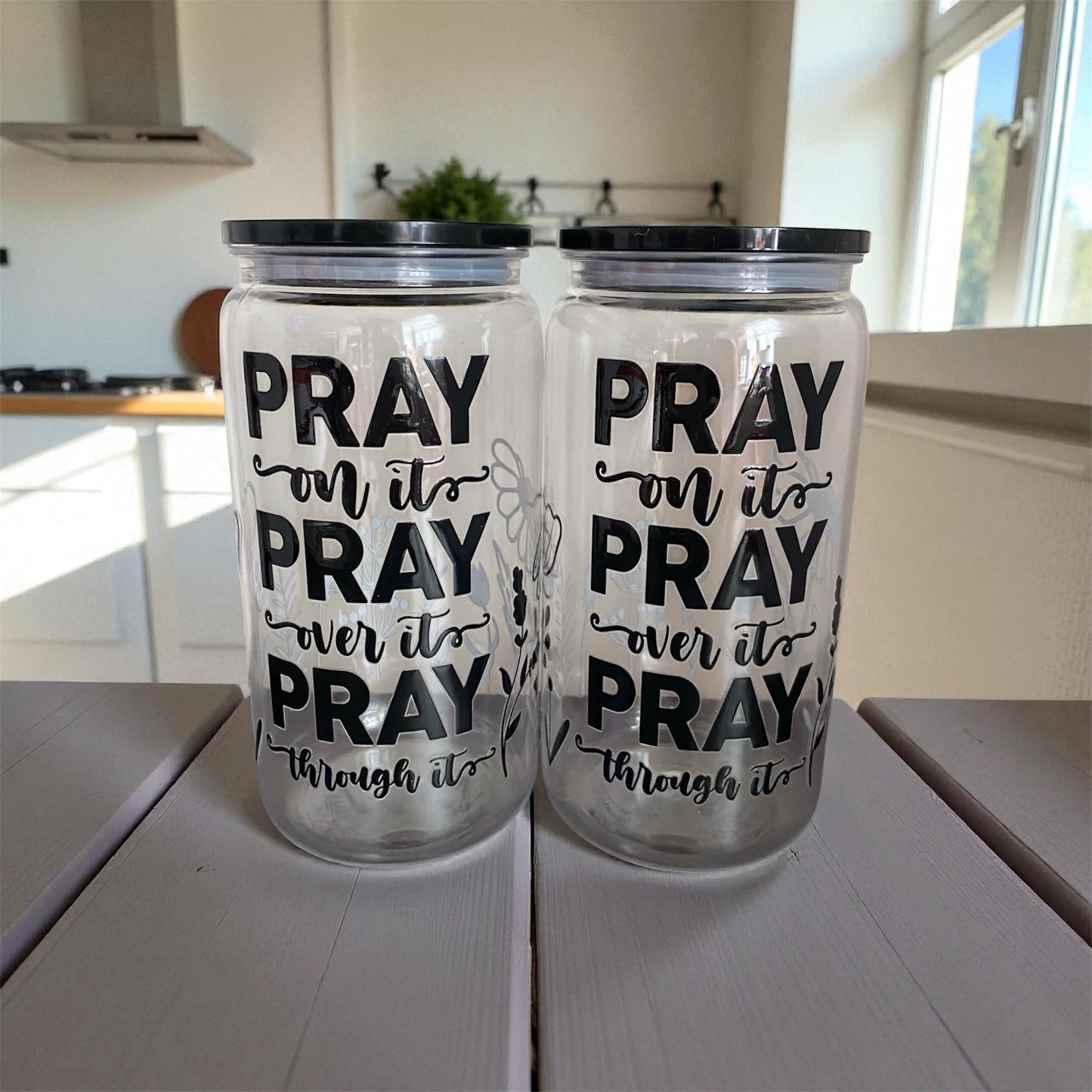 Pray Pray Pray Acrylic Tumbler