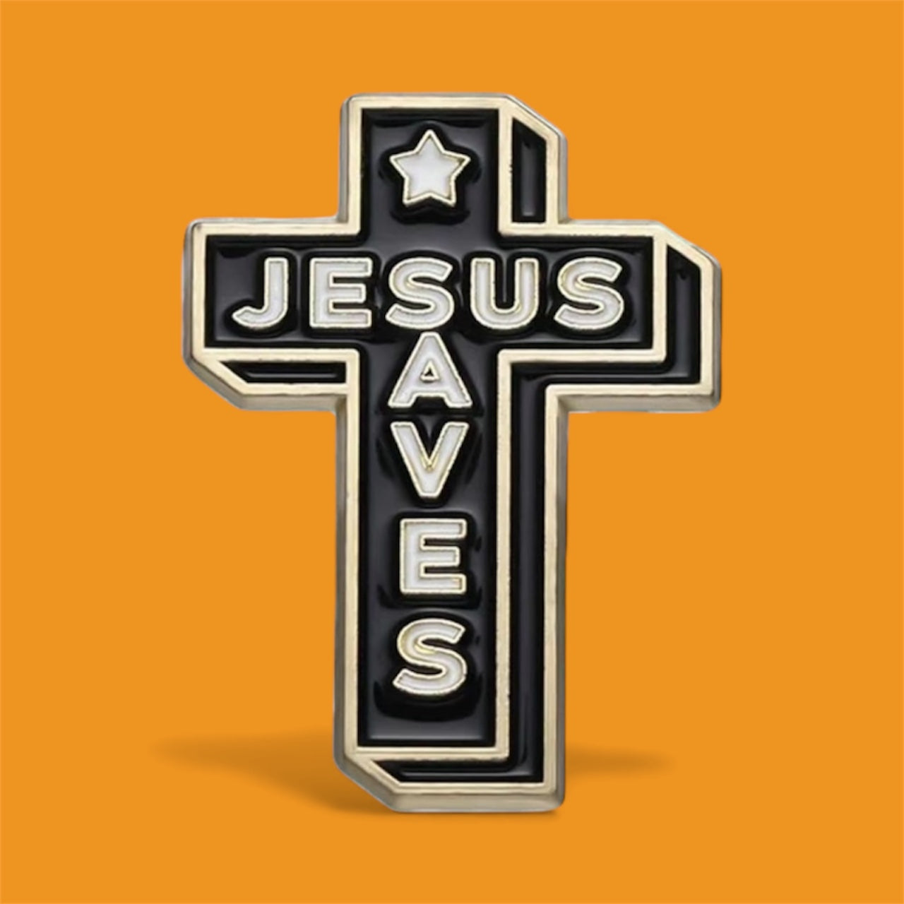 Jesus Saves Pin