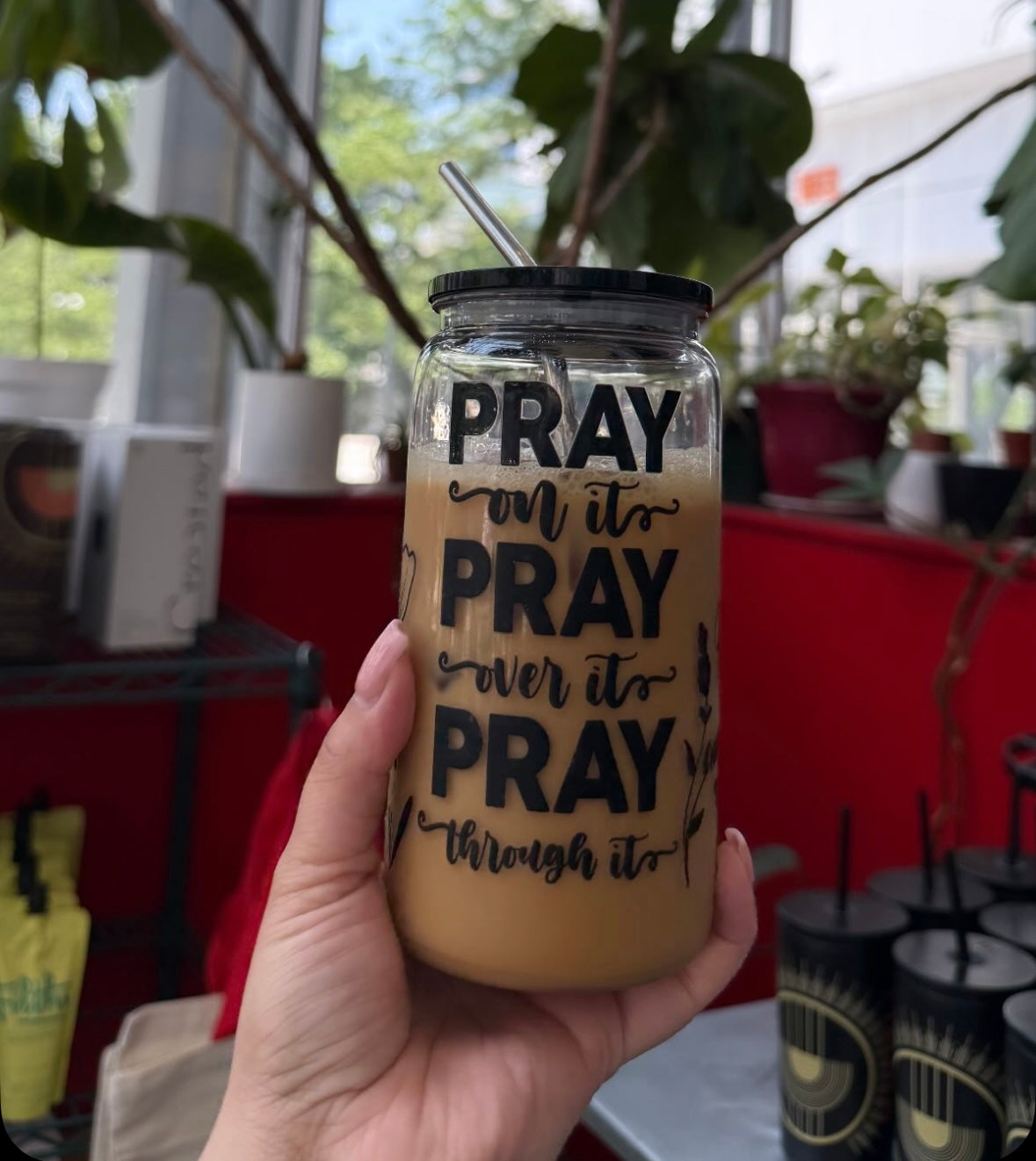 Pray Pray Pray Acrylic Tumbler